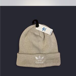 Adidas Beige Knit Beanie